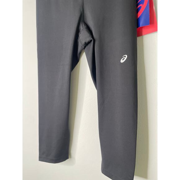 Asics Black Capri Leggings Size XS Running Activewear Athleisure - Picture 5 of 9